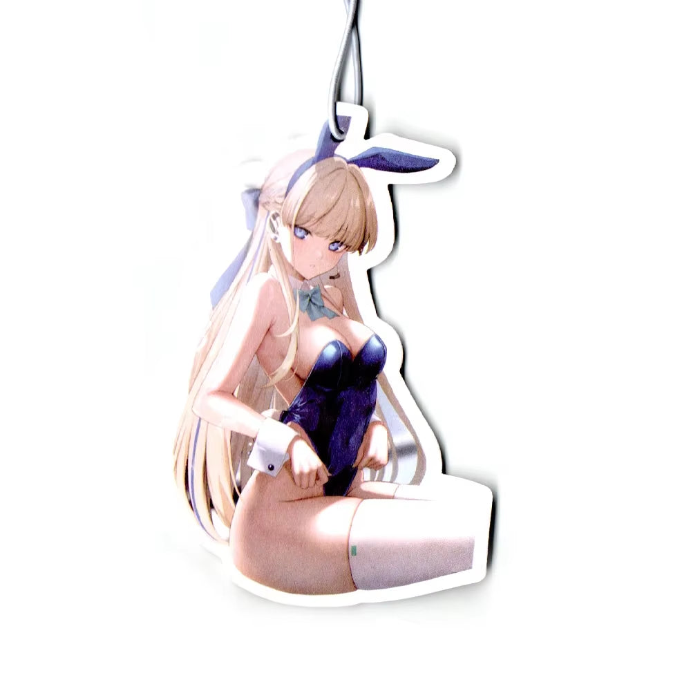 Car Air Freshener Perfume JDM Decoration Rearview Mirror Pendant Hanging Ornament JK Anime Girls Sex Lady for Auto Accessories