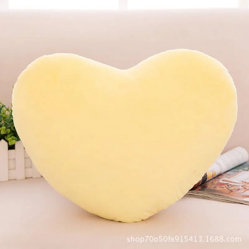Heart Throw Pillows Home Decor, Plush Cute Heart Pillow, for Teens, Kids Friends Festival Gift Pillows for Couch - Fall Savings