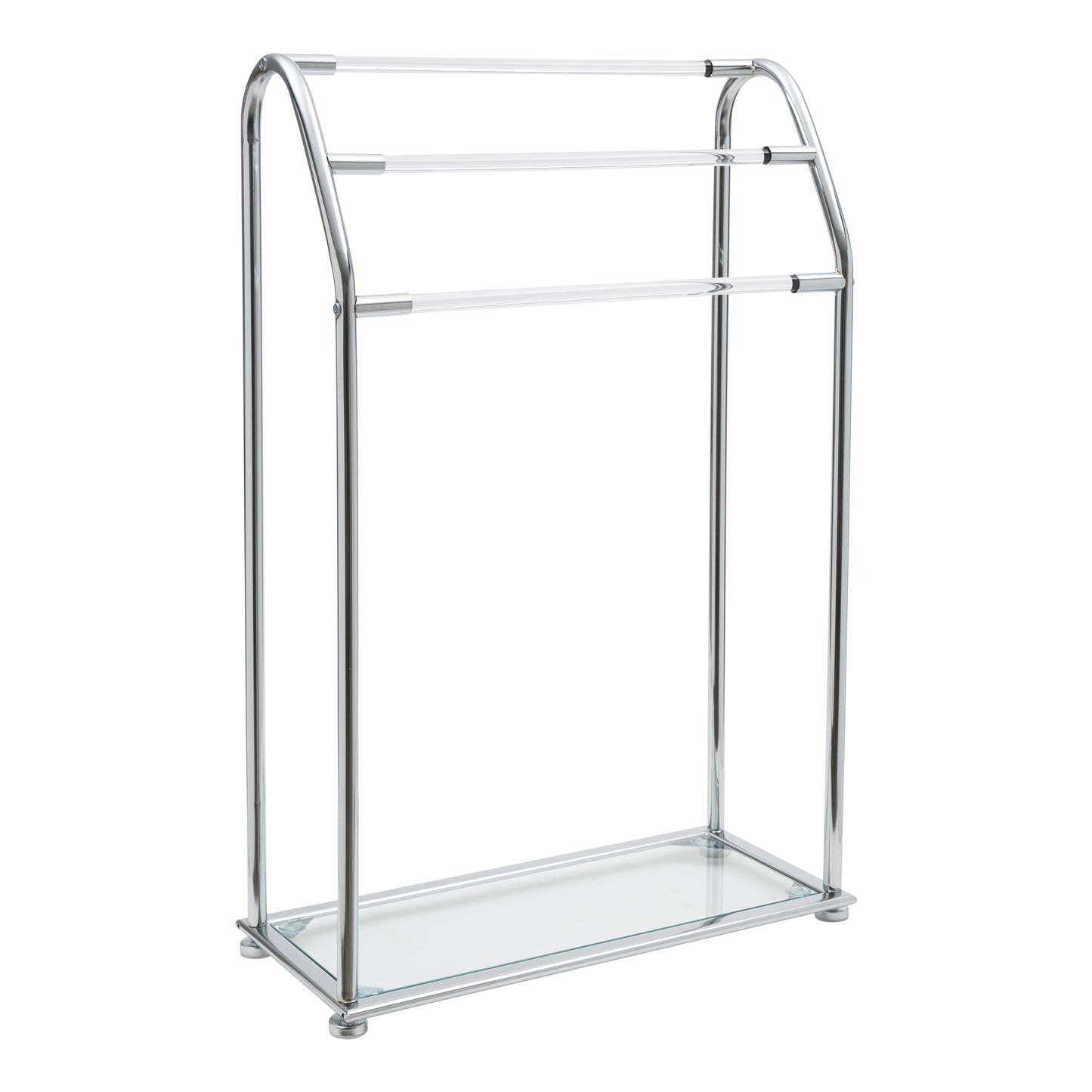 Freestanding Acrylic Towel Rack
