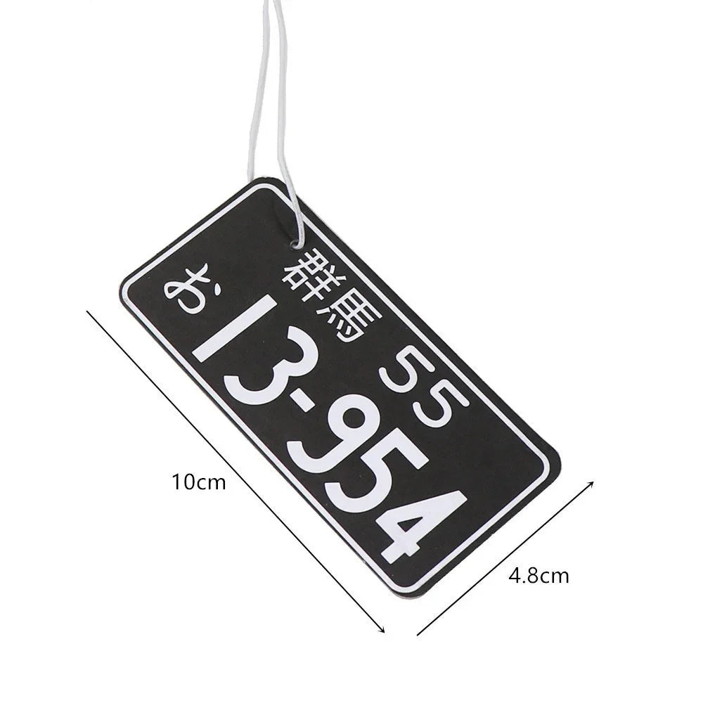 Car Air Freshener Hanging Rearview Mirror Perfume Flavoring Turbo Brake Disc Shock Absorber Solid Paper Diffuser Accessories