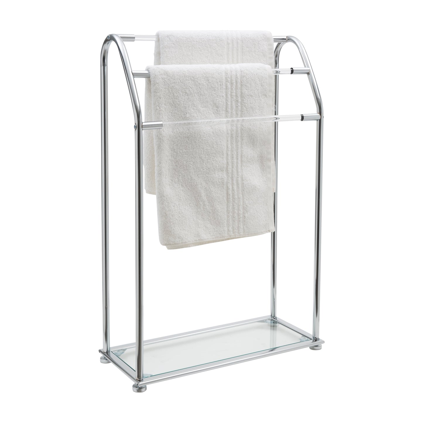 Freestanding Acrylic Towel Rack