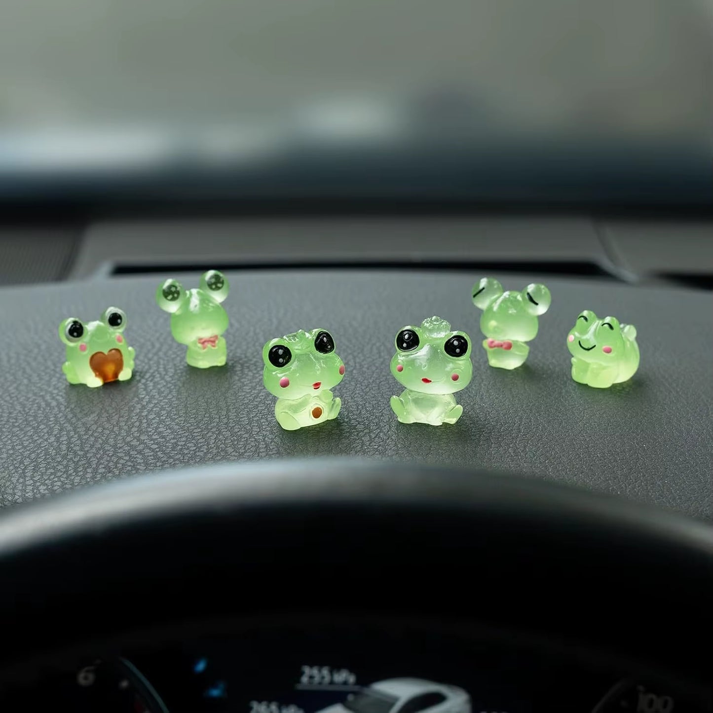 Cute Mini Animal Accessories  Car Dashboard Fun Animal Car Rear View Mirror Decor Interior Ornaments Fairy Garden Home Car Gifts