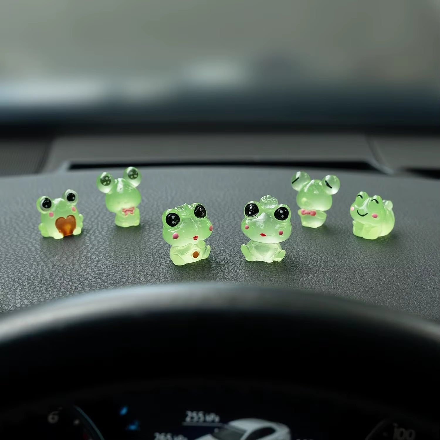 Cute Mini Animal Accessories  Car Dashboard Fun Animal Car Rear View Mirror Decor Interior Ornaments Fairy Garden Home Car Gifts