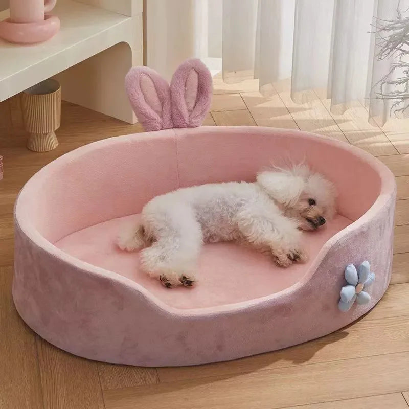 Detachable Pet Bed Pet Bed, Detachable Washable Dog Sleeping Bed, Soft Comfortable Warm Cat Bed, Four Seasons Soft Pet Bed