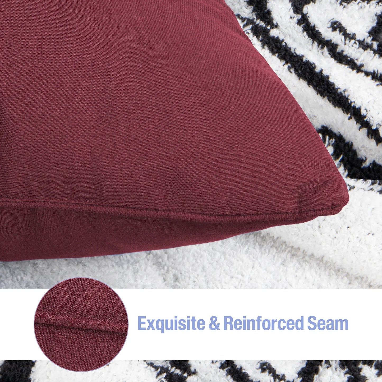 Square Soft Pillow Inserts, Set of 2 18" X 18" Square Pillow Inserts for Decorative Pillow Covers for Bed Couch Living Room & Bedroom, Holiday Decoration