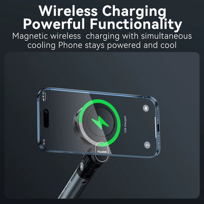 Magnetic Mobile Phone Radiator Cooler Cooling Fan Heat Sink for Cellphones Tablets Cooler for Live Streaming Gamming