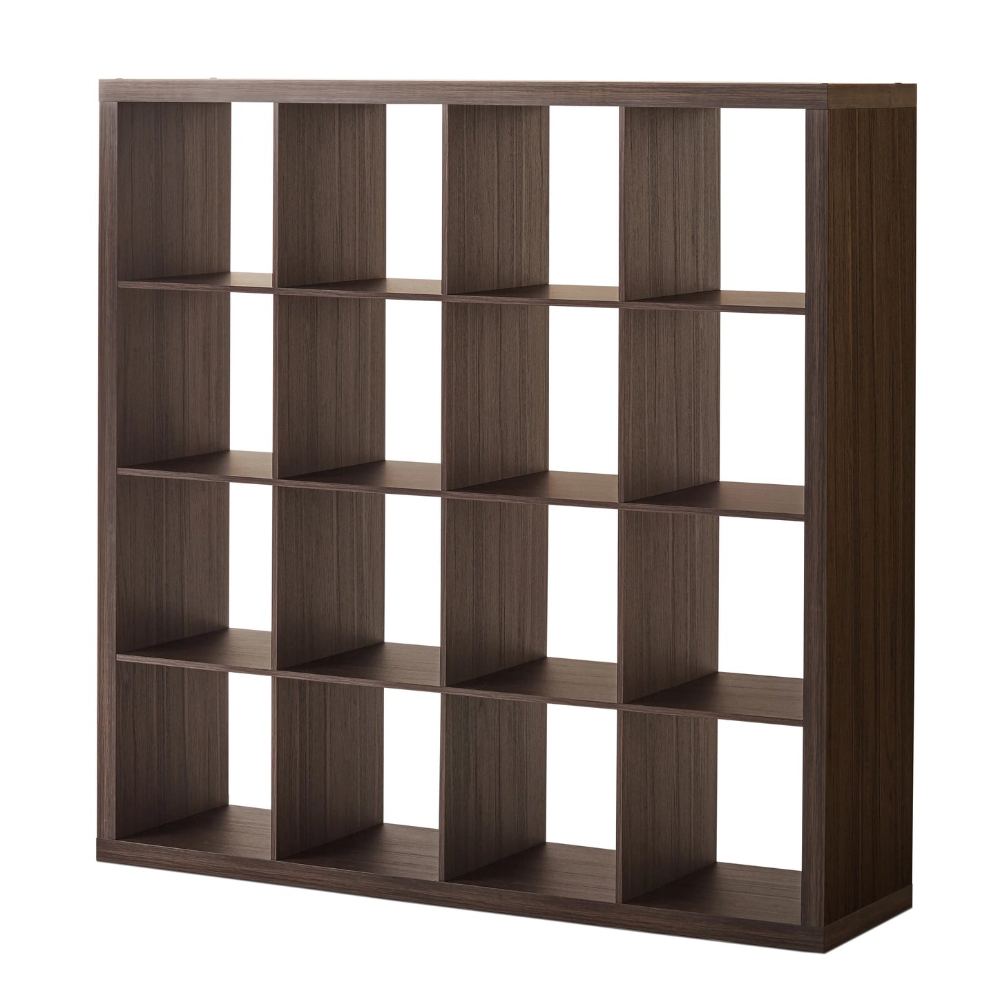 16 Cube Storage Organizer, Tobacco Oak