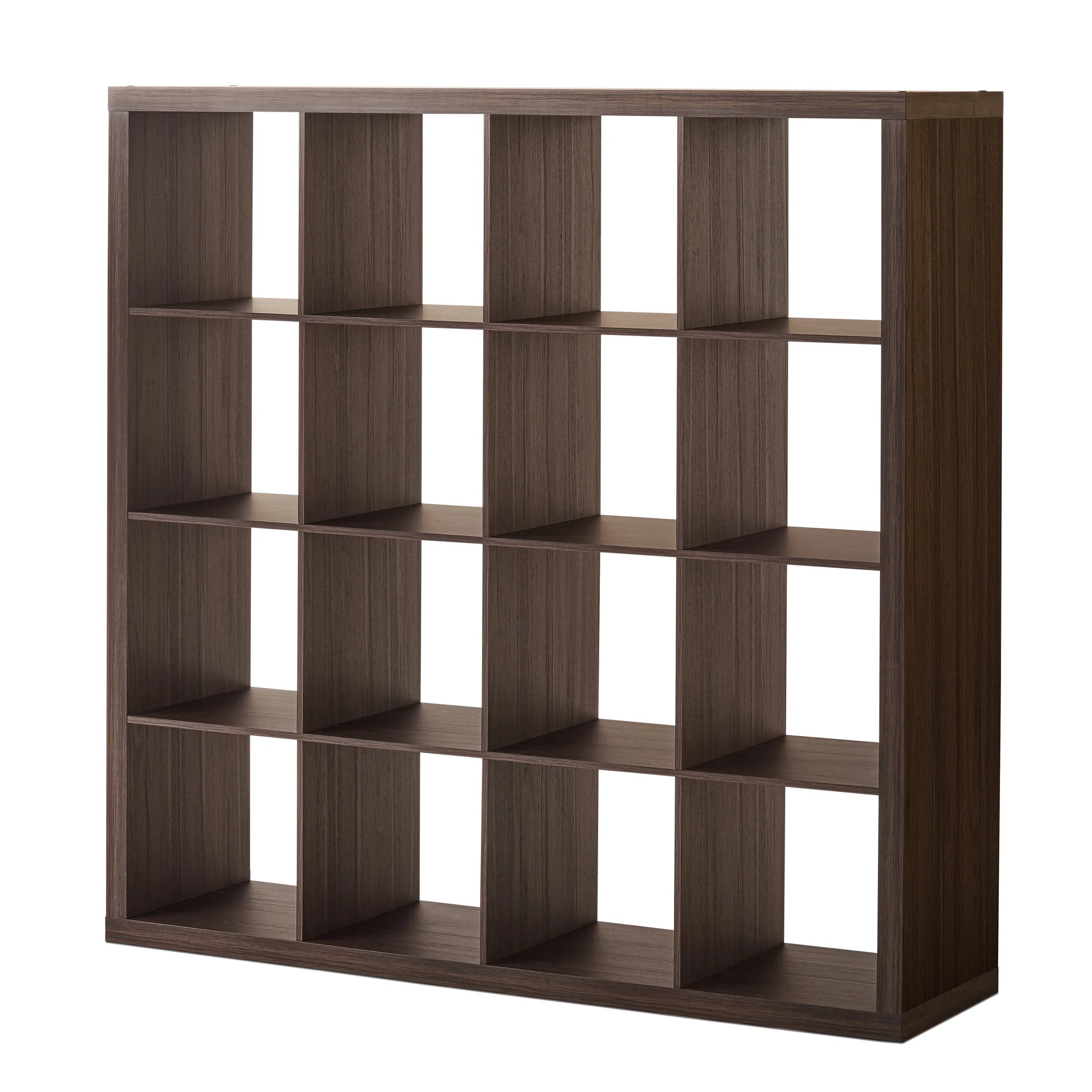 16 Cube Storage Organizer, Tobacco Oak