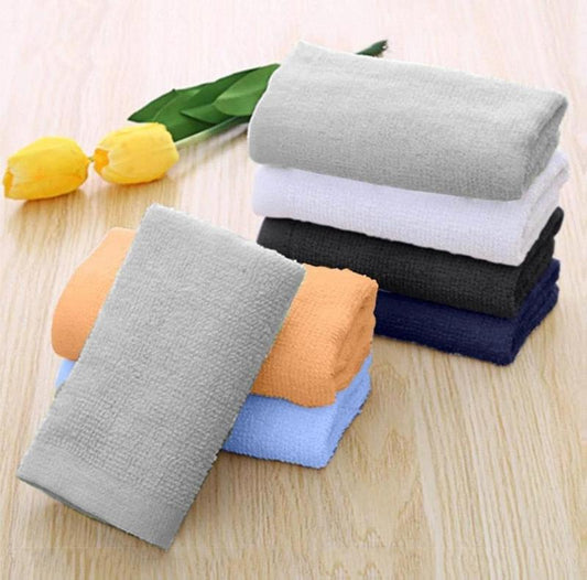 Washcloths 24 Pack Multicolour Wash Cloths for Bathroom, Spa, and Gym Towel, Extra-Absorbent Flannel Face 100% Cotton(12X12)