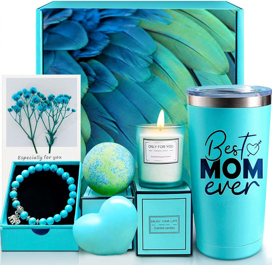 Gifts for Mom Grandma Mother-In-Law Wife Newmom, Birthday Valentines Christmas Gifts from Daughter Son Kids Husband, Thank You Mom Spa Gift Basket