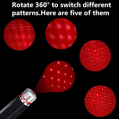 Mini LED Car Roof Star Night Light Projector Atmosphere Galaxy Light USB Decoration Car Accessories Decor Interior