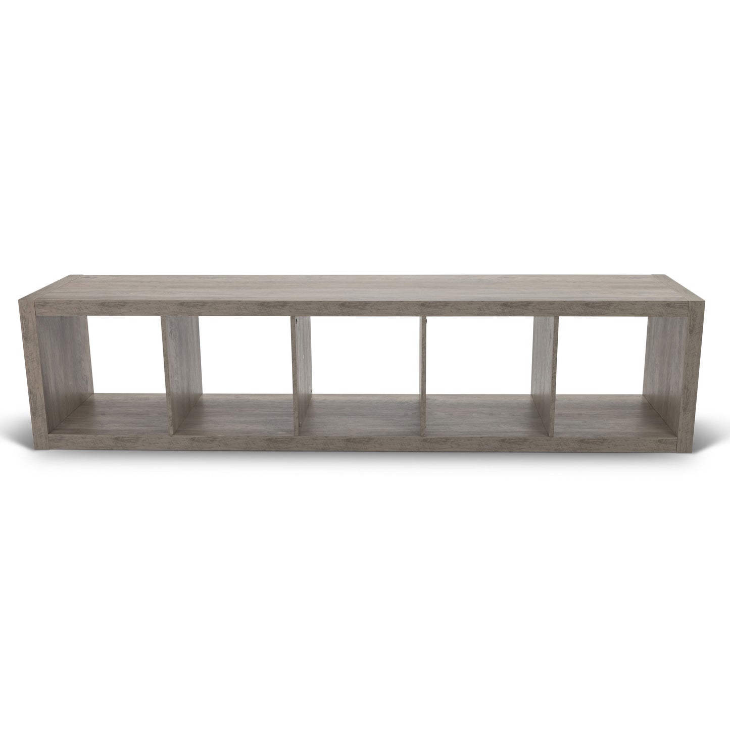 5 Cube Vertical Storage Organizer, Rustic Gray