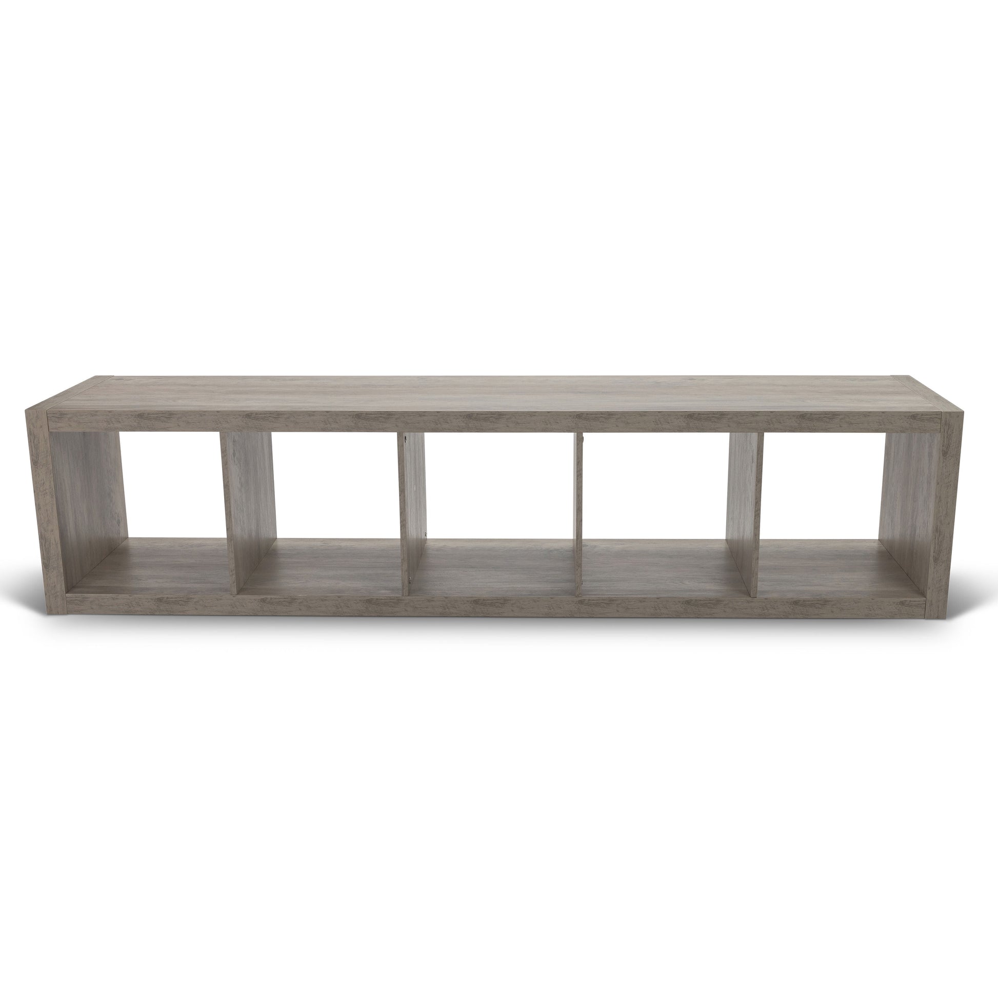 5 Cube Vertical Storage Organizer, Rustic Gray