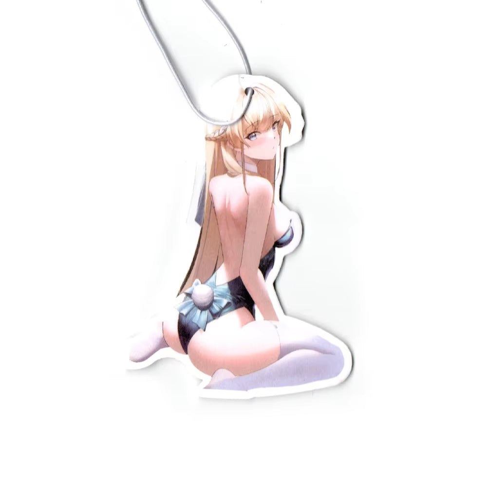 Car Air Freshener Perfume JDM Decoration Rearview Mirror Pendant Hanging Ornament JK Anime Girls Sex Lady for Auto Accessories