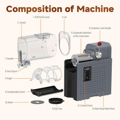 Slushie Machine / Soft Serve Ice Cream 2 in 1 Machine Large Capacity Frozen Drink Maker, Suitable for Slush, Margaritas, Smoothies, Frappés, Milkshakes and Various Other Beverages. Features Automatic Cleaning and Multiple Functional Options.