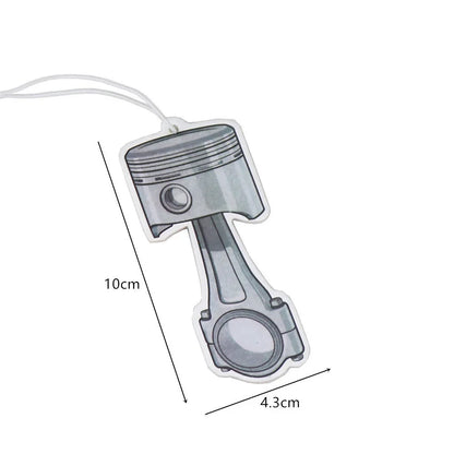 Car Air Freshener Hanging Rearview Mirror Perfume Flavoring Turbo Brake Disc Shock Absorber Solid Paper Diffuser Accessories