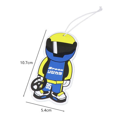 Car Air Freshener Hanging Rearview Mirror Perfume Flavoring Turbo Brake Disc Shock Absorber Solid Paper Diffuser Accessories