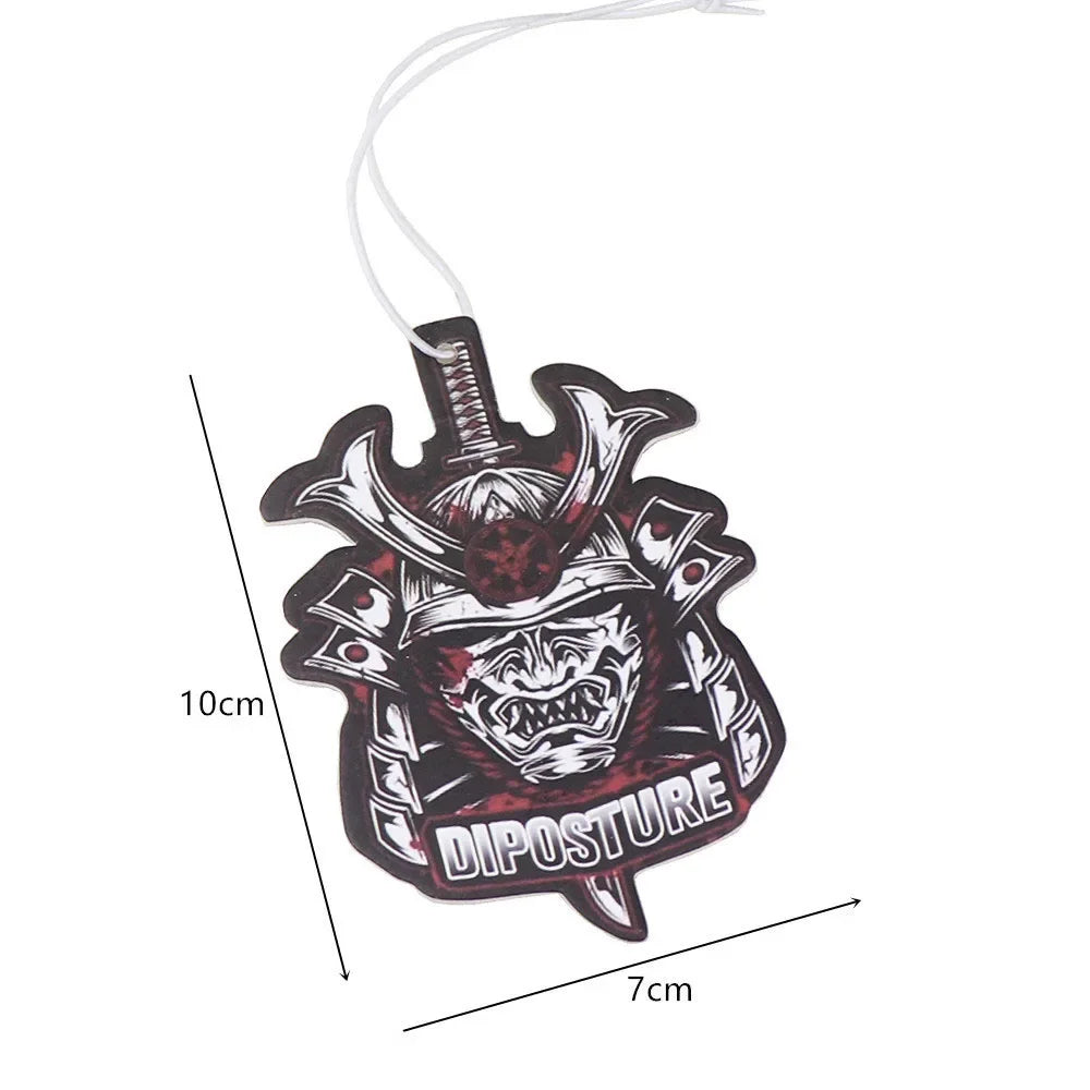 Car Air Freshener Hanging Rearview Mirror Perfume Flavoring Turbo Brake Disc Shock Absorber Solid Paper Diffuser Accessories