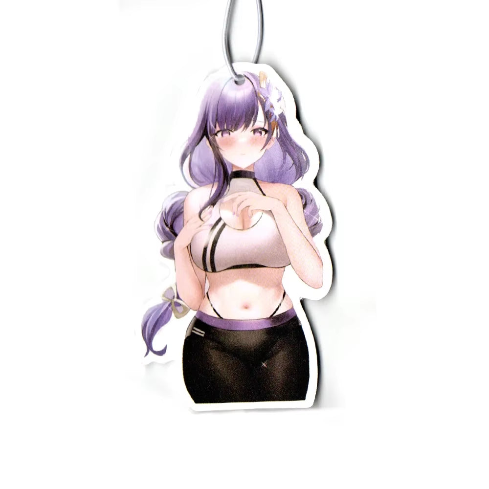 Car Air Freshener Perfume JDM Decoration Rearview Mirror Pendant Hanging Ornament JK Anime Girls Sex Lady for Auto Accessories